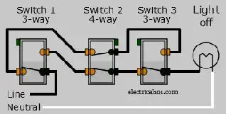 4-Way Decora Switch Wiring Diagram 1