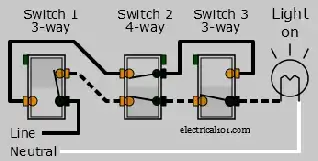 4-Way Decora Switch Wiring Diagram 2