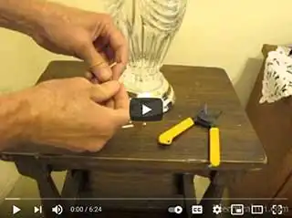 How to Rewire a Lamp Video