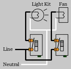 Ceiling Fan Two Wire Switch Diagram