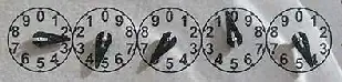 Electric Meter Dials
